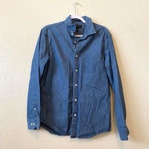 BANANA REPUBLIC Denim Slim Fit Button Shirt